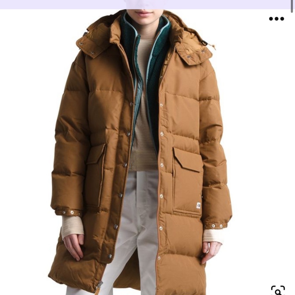 EUC North Face Sierra 600 Down Parka Tan Small ~$300